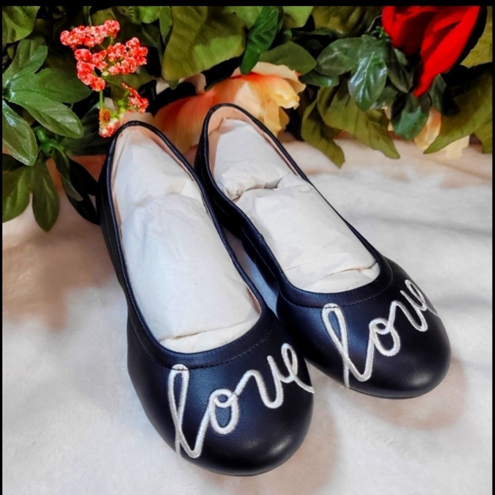 NIB Ellen Degeneres Kids Eg-Langlee Ballet Flats Leather